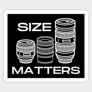 Size Matters - Camera Lens Magnet